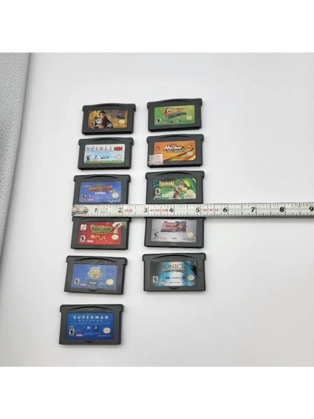 GBA Cartridge Games Lot Game Boy Advance Untested 11 Game Collection